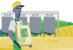 Agricultural services illustration