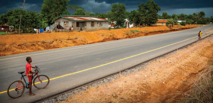 Road construction image