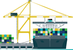 Shipping illustration